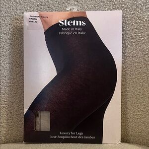 Stems Cashmere Tights XL Beige